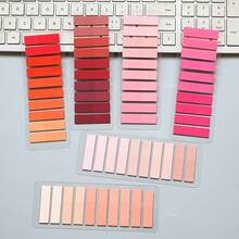 1pc/7pcs/20pcs Gradient Multicolor Mixed Index Sticky Notes, 200 Sheets Per Card, Self-Adhesive Page Markers, Office & Study Stationery, For File Classification And Note-Taking - one-size - View 8