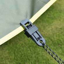 10Pcs Multi-Functional Heavy Duty Plastic Clips, Windproof Reusable Awning Tent Fastener Clamps, Multipurpose Fixing Clips For Tarp Sunshade Curtain Partition Outdoor Camping Use - Multiple Styles - View 5