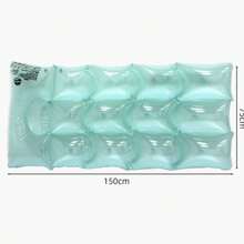 Jelly Pool Floating Lounge Chair, Adult Transparent PVC Durable Material Inflatable Water Hammock, Suitable For Swimming Pool, Beach, Lake, Resort Sunbathing And Relaxation - Jelly Swimming Bed - View 13