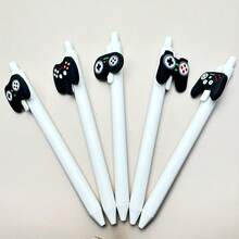 5pcs/10pcs Of Game-Themed Ballpoint Pens, Black And White Color Matching - Suitable For Office, Game Activities, Co-Worker Gifts - Event Giveaways - Sets - View 11