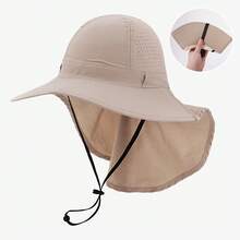 1pc Women's Summer Foldable Bucket Hat, Breathable Sun Protection Hat For Outdoor Hiking, Beach Vacation Wear - Multicolor - View 15