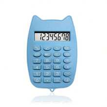 8-Digit Large Screen Cat Ear Mini Calculator, Equipped With Full Arithmetic Operations, Clear And Power On/Off Functions, Partitioned Independent Large Buttons With High Recognition, Compact And Easy To Store Body, Home Accounting, Classroom Exercises, Store Checkout Multi-Scenario Universal Calculation Tool - Battery Not Included - A - View 13