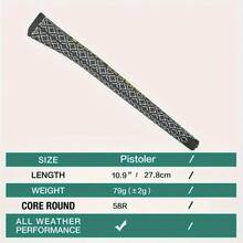 1PC Putter Grip, Lightweight Durable Rubber Putter Handle, Shock-Absorbing Non-Slip Texture, Grip Professional & Amateur - Black and Red - View 6