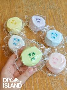 [Squishy]小牛牛奶紋理快回彈捏捏樂 手作矽膠壓力舒壓玩具，適合女孩與青少年，復活節生日聖誕節節日禮物 - 彩色 - 查看 3