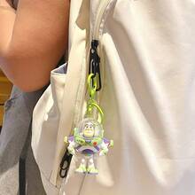 Disney Charm Toy Story Buzz Lightyear Pop Wing Ornament Retractable Wing Design For Backpack Key Hanging ABS Plastic Material (1 PC) - Multicolor - View 1