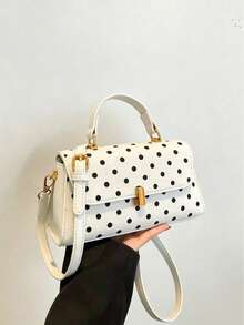 Vintage Premium Handheld Small Square Bag For Women, New Niche Design, Versatile Commuter Shoulder Crossbody Bag - Beige - View 2