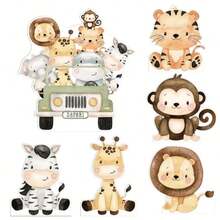 AFYPRTY Jungle Animals Decorations Safari Birthday Decorations Jungle Animals Cutouts Backdrop Booth Props Party Supplies For Wild Life Theme Birthday Party Decor - View 8