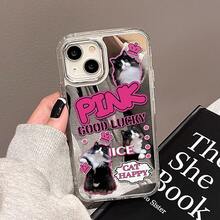 Fashion Phone Cases - [Mirror Finish] ST0135 English Cat - View 2