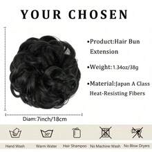 This Elegant Hair Scrunchie Is Perfect For Women, Helping You Easily Create A Fluffy, Messy Donut Bun, And Is Super Convenient To Wear - Multicolor - View 8