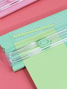 A4/A3 Paper Cutter Portable Plastic Paper Trimmer, Mini Photo Cutting Tool, Manual Desktop Slide Cutter Blade, Back To School, School Supplies - A - View 4
