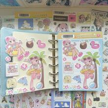 1/9 Sheets Korean Style Summer Cute Dessert Character Stickers, Scrapbook Diary DIY Decorative Stickers - Multicolor - View 3