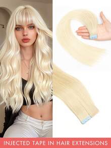 Invisible Hair Extensions Double-Sided Seamless Tape-In Extensions 12-24 Inches With Mini Tape - S60 - View 2