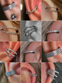 1 pezzo Anello nasale rotondo con cerniera, gioiello per setto in oro, orecchino in acciaio inossidabile con zirconi incastonati lateralmente per cartilagine, orecchini in oro da donna, set di orecchini mini per piercing cartilagine orecchio, orecchini rotondi/anelli nasali stile Y2K, adatti per piercing orecchio, naso, labbra, gioielli per il corpo unisex. Piercing nasale. Adatto per vacanze estive, attività quotidiane, feste, Ringraziamento, feste di compleanno, ballo in bar, San Valentino, Pasqua, Ognissanti, stagione scolastica, regalo di compleanno per fidanzata/fidanzato/genitori - Come mostrato nella foto - Visualizzare 2