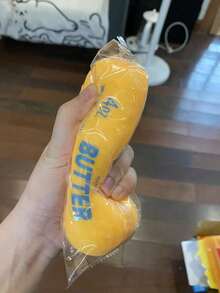 22cm Giant Butter Stick, TPR Squeeze, Perfect For Atmosphere Creation, Slow-Rebound, Decompressing, Fingertip Enhancement, Soft Material Relieves Anxiety. Yellow Soft Butter Stick, Slow-Rebound, Decompressing, Suitable For Teenagers And Adults, Can Be Used For Work, School, Entertainment And Party Games, Ideal Gift For Halloween And Christmas. - Multicolor - View 6