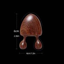2pcs Small Snail Nose Massage Comb Wooden Nose Scraper Gua Sha Facial Eye Round Head Push Massage Tool - Multicolor - View 8