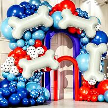 4 pièces de ballons en feuille d'aluminium en forme d'os, ballons gonflables en feuille mate scellée et épaissie, design minimaliste frais de couleur gris clair unie restaurant la forme classique de l'os, peuvent être combinés et suspendus pour la décoration, ballons décoratifs à thème créatif, convient pour les rassemblements à thème animal de compagnie, les fêtes liées aux animaux de compagnie, la décoration d'ambiance de banquet à thème amusant. - A - Voir 3