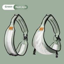 Baby Carrier & Accessories - Green Mesh 1PC - View 6