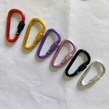 1pc/3pcs/6pcs, Multifunctional Keychain, Outdoor Clip, Backpack Water Bottle Clip Accessory, Aluminum Alloy Material, Multi-Purpose - Conventional - View 11