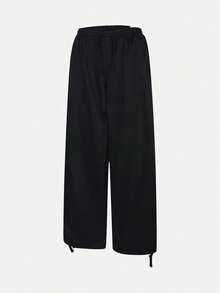 Nike 女款 AS W NK STREET UTLY WVN OS PA 運動梭織長褲 IM8410-010 - 黑色 - 查看 1