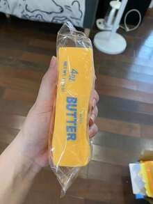 22cm Giant Butter Stick, TPR Squeeze, Perfect For Atmosphere Creation, Slow-Rebound, Decompressing, Fingertip Enhancement, Soft Material Relieves Anxiety. Yellow Soft Butter Stick, Slow-Rebound, Decompressing, Suitable For Teenagers And Adults, Can Be Used For Work, School, Entertainment And Party Games, Ideal Gift For Halloween And Christmas. - Multicolor - View 5