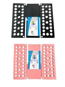 1/2/3pcs Adjustable Plastic Clothing Folding Board - A Simple And Quick Multi-Hole Clothing Folding Organizer, Suitable For Home Storage, Also Perfect As A Gift For Back To School, Halloween, Christmas And Other Holidays. - Multicolor - View 10