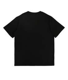 Wo Loose Fit Rundhals-Schmetterlings- und Tie-Dye-Print Kurzarm-T-Shirt, amerikanischer Retro-Stil, Frühling/Sommer Casual-Grafik-T-Shirt, Sommeroutfits für Frauen - schwarzes Top für Frauen - Schwarz - Übersicht 5