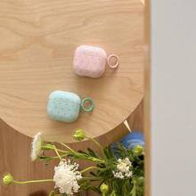 Pink Polka Dot Minimalist Design Earphone Case + Hanging Ring Set Compatible With Apple Pro 2/ Pro/ 4/ 3/ 2 - Pink - View 2