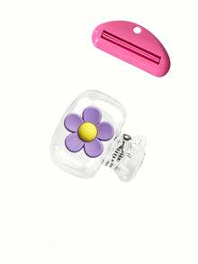 Capuchon de brosse à dents portable en forme de tournesol, boîte de rangement de brosse à dents de voyage, clip de protection de tête de brosse à dents portable, porte-brosse à dents, étui de protection de brosse à dents, protège la tête de la brosse à dents, design portable, pratique à transporter, blanc transparent avec motif de tournesol. Convient pour la maison, la salle de bain, le dortoir, l'hôtel, l'appartement et d'autres endroits, peut également être utilisé comme fournitures de voyage pratiques pour protéger la tête de la brosse à dents. - Multicolore - Voir 14
