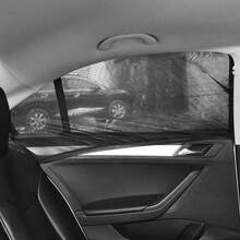 2pcs Universal Car Sunshade Accessories, Side Window Sunshade, Rear Window Sunshade, UV Protection Sunshade - A - View 4