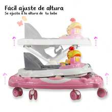 Noni 3-In-1 Baby Walker And Rocker IS-121 L Musical Play Table - Pink - View 5