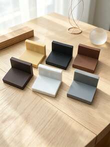 Thickened Wall-Mounted Storage Rack, Modern Floating Display Shelf, Space-Saving Narrow Multi-Layer Shelf (With Iron Plate Support), Screw Fixed, Suitable For Home And Office Environments - Multicolor - View 2