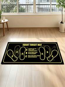 Multifunctional Squat Mat With Foot Position To Prevent Knee Injuries Thickened Base Anti Slip Squat Mat For Pilates Lovers Aesthetic Workout Squat Pad Suitable For Apartment Floor Exercises Home Exercise Pilates Gym Workout Equipment Work Out - Step Pad - View 17