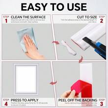 1Roll 2m/78.74inch Self Adhesive PVC Decorative Strip Flexible Bendable For Walls Floors Cabinets Photo Frame Home Decoration DIY Sticker Suitable For Walls, Floors, Cabinets- Easy Installation - A - View 8