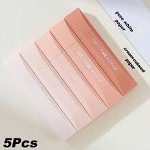 5PCS/10PCS Cream Correction Tape Pen,Gradient Color Pen-Style Design,Paper-Color Invisible,Smooth No-Break Tape,Smooth Continuous,No-BreakCompact Portable Large Capacity Paper-Toned Invisible Ideal For Students Office School & Home - Sets - View 12