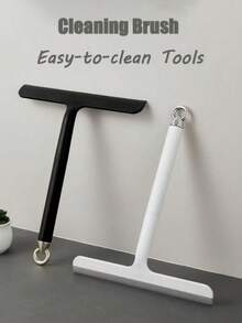 Window Glass Squeegee Wall Water Scraper Household Cleaning Tool Countertop Glass Cleaning Gadget - A - View 1