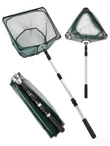 1pc Integrated Fishing Net, With A Deepened And Reinforced Design, Is Very Suitable For Freshwater Fishing. It Is Easy To Grab And Release, And Neither Big Fish Nor Small Fish Can Escape. - Multiple Specifications - View 8