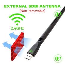 KZ AX900 WIFI6 USB适配器，二合一蓝牙5.4双频2.4G和5GHz，900Mbps WiFi 6 802.11AX高速无线网卡接收器，4根天线，USB3.0接口，兼容PC/笔记本电脑，Windows 10/11，即插即用 - 黑色 - 查看 9
