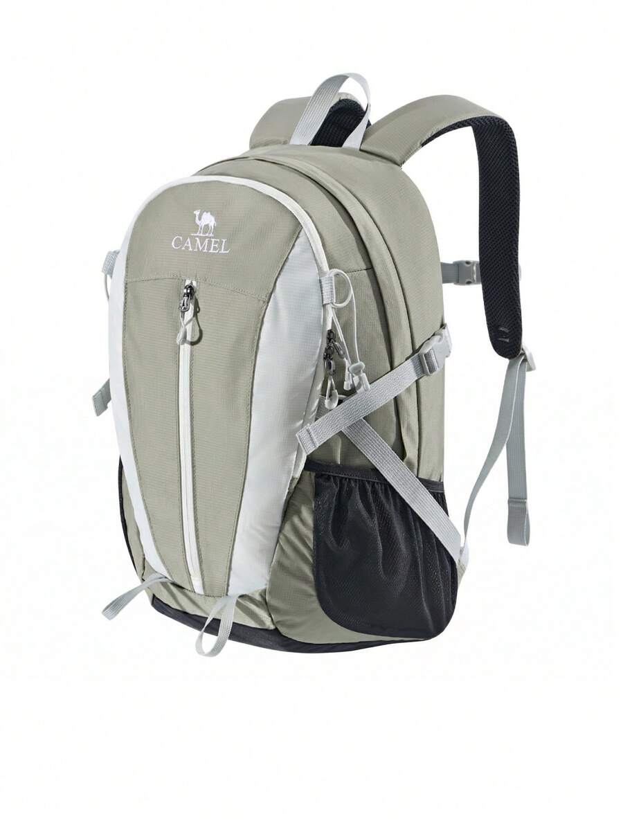 CAMEL CROWN Outdoor Casual Backpack, Large Capacity Lightweight Hiking Backpack - Green Mountains - View 1
