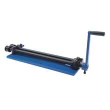 18 Inch Blue Manual Bead Roller, Sheet Metal Edge Forming Hemmer Rolling Tool, Heavy Duty Metal Fabrication Machine For HVAC, Car Repair & Workshop Use - A - View 9