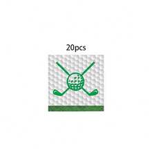 10pcs/20pcs/40pcs/50pcs/Set Golf Ball Theme Paper Napkin Cup Paper Tray, 7inch/9inch Paper Tray, Golf Ball Theme Paper Napkin Cup, Golf Ball Theme Birthday Party Disposable Tableware Supplies, Decorative Tableware, Suitable For Golf Enthusiasts, Wedding Party, Baby Shower, Baptism, Birthday And Other Occasions. - Multicolor - View 16