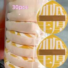 30入超厚大號化妝棉墊 遮瑕底妝美妝蛋海綿墊 乾濕兩用 臉部美妝化妝工具 XL - 彩色 - 查看 14
