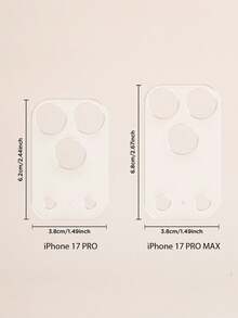 1pc Tempered Glass Lens Protector, Compatible With Apple 17/17 Pro/17 Pro Max/17 Air, 16/16 Pro Max/Plus All Models, Full Coverage Rear Camera Protection, Scratch-Resistant, Easy Installation - Clear - View 8