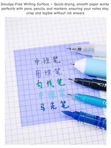 1pc Fruit Themed Pull-Out Pearlescent Sticky Notes, Transparent Color Self-Adhesive Memo Tabs, For Marking Key Knowledge And Sort, First Day Of School - Multicolor - View 6
