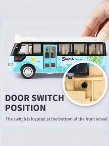 Bus Shape With Sound And Light Abs School Bus Model For Educational Play Realistic Simulation Easy To Toy Cars,Kids Toys,Cars,Toys For Boy,Toy Bus,Bus - Multicolor - View 6