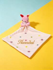 1pc Customized Embroidered Name Animal Fabric Ornament, 5 Cute Animal Designs To Choose From, Soft Skin-Friendly Fabric, Can Embroider Exclusive Name And Year, Create A Unique Handmade Gift. Suitable For New Moms, Expectant Mothers, Baptism, Birthday, Christmas, Halloween Commemorative Gifts, Dorm Bed Decor, Holiday Desktop Ornament, Gift For Best Friends, Partners, Family, Children, Classmates, Heartwarming Niche Customized Souvenir - Multicolor - View 5