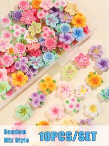 10/36/72件樹脂羽毛花裝飾 平底雛菊花飾品，適用於鞋子、垃圾桶、剪貼簿、DIY手工藝、杯子 - Flower Slime - 查看 8