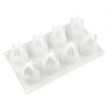 3D Pear-Shaped Silicone Cake Mold, Suitable For Mousse Desserts, Ice Cubes, Jelly, Cakes, Chocolate Truffles, Pastries And Ice Cream Making Silicone Baking Mold - Multicolor - View 8
