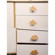 2 Packs Log-Style Cartoon Solid Wood Handles, Creative Pulls For Wardrobes, Cabinets And Drawers In Kids' Rooms - Multiple Styles - View 5