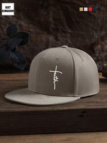 Large Head Circumference New Korean Style Flat Brim Baseball Cap For Men, Protection Plus Size Plain Hip Hop Hat - Multicolor - View 1