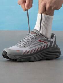 Skechers Men's Running Shoes MAX CUSHIONING ENDEAVOUR Training Breathable Road Running Shoes 220614-GRY - Grey - View 2
